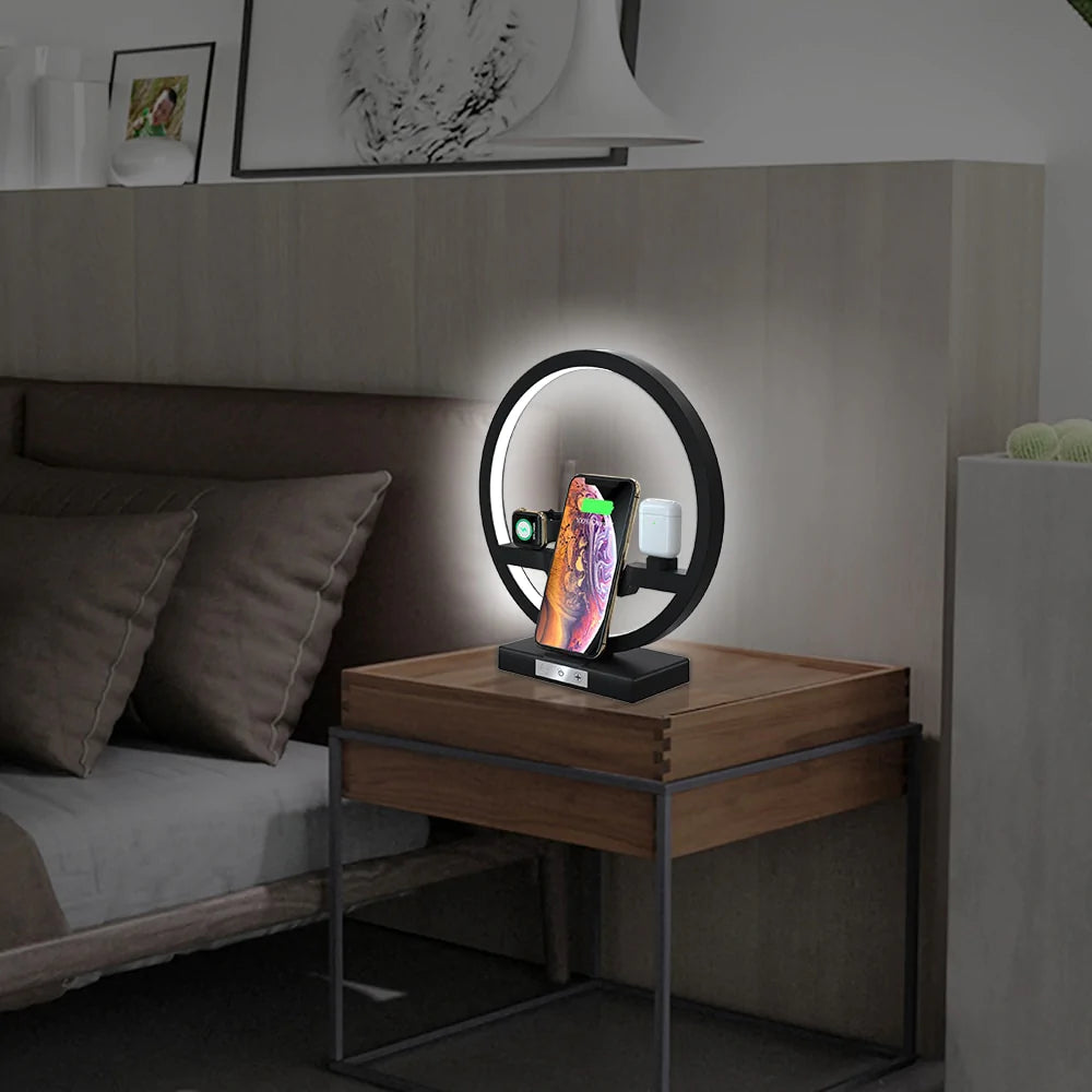 3 in 1 Wireless Charger with Nightlight