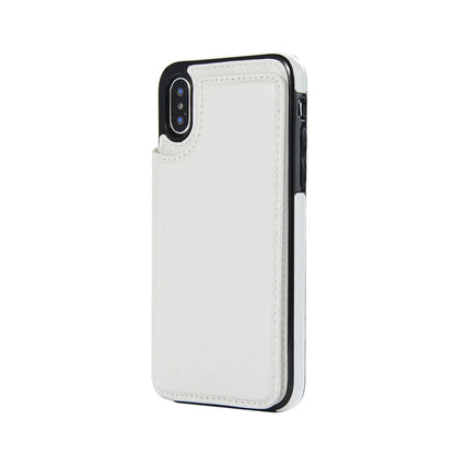 Wallet With Card Slot Leather Case For iPhone 15 14 Pro Max