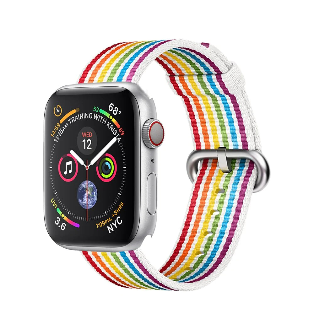 Nylon Multi-Colours Strap for Apple Watch