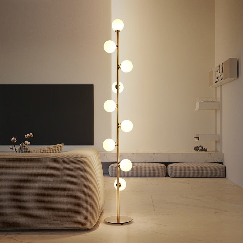 Modern Multi-Bulb Floor Lamp